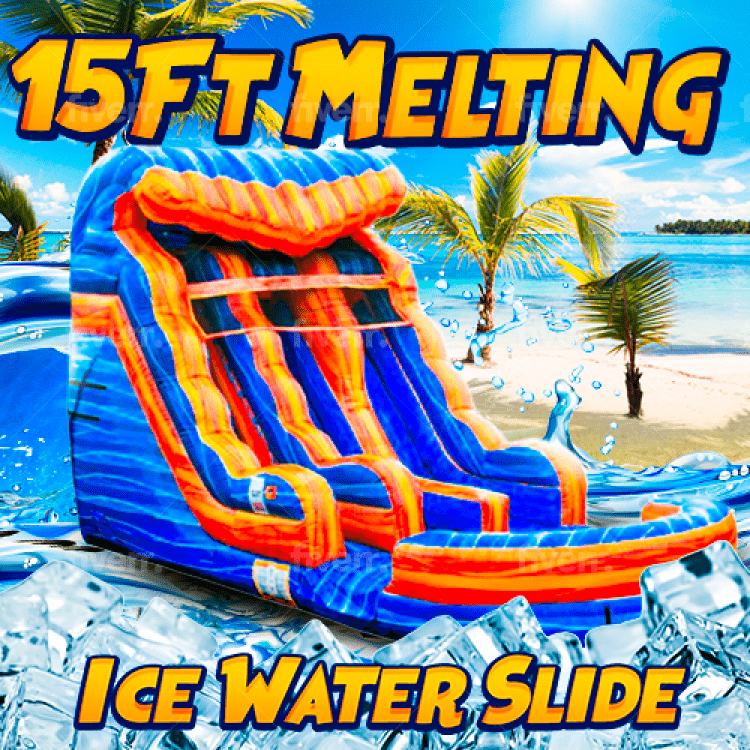 15Ft Melting Ice Water Slide